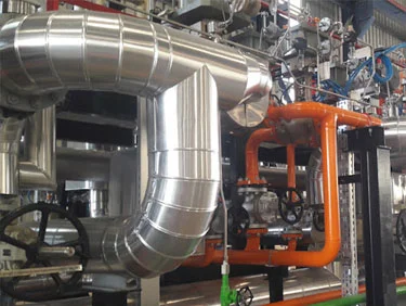 Exhaust Pipe Cladding Work